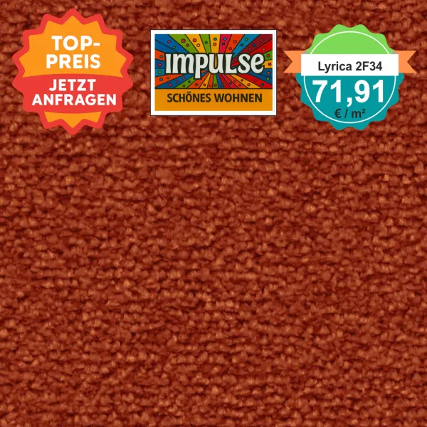 Vorwerk Lyrica 2F34 terra – Velours Teppich – € 71,91/m² – Produktbild